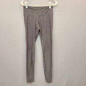 Lululemon Leggings Gray Full Length Mid Rise Womens 6